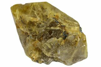 Rutilated Smoky Quartz Crystal - Brazil #172979
