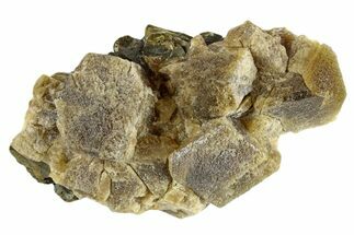 2.3" Siderite Crystals on Chalcopyrite - Peru - Crystal #173397