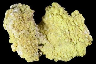 4" Sulfur Crystals on Matrix - Steamboat Springs, Nevada - Crystal #174218
