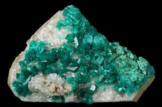 Emerald-Green Dioptase on Matrix - Kazakhstan #175637