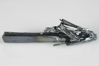 Lustrous, Metallic Stibnite Crystal - China #175845