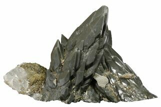 Green-Black Calcite Crystal Cluster - Sweetwater Mine #176300
