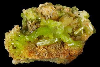 Vibrant Green Pyromorphite Crystal Cluster - China #177180
