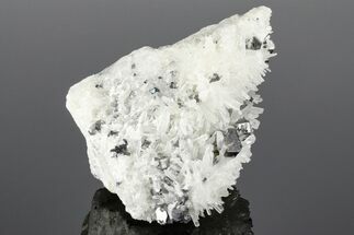 Quartz Crystal Cluster with Galena - Peru #178359