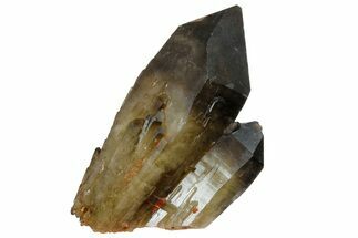 9.3" Smoky, Yellow Quartz Crystal Cluster (Heat Treated) - Madagascar - Crystal #175727