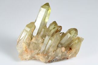 Yellow Quartz Crystal Cluster (Heat Treated) - Madagascar #174664