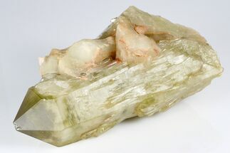 5.4" Smoky, Yellow Quartz Crystal Cluster (Heat Treated) - Madagascar - Crystal #174682