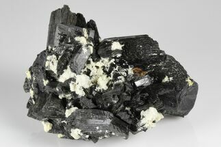 Black Tourmaline (Schorl) Crystals with Orthoclase - Namibia #177552