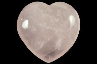 Polished Rose Quartz Heart #183358