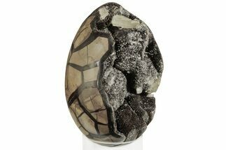 Septarian Dragon Egg Geode - Large Barite Crystals #185635