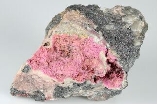 Fibrous, Pink Erythrite Crystal Cluster - Morocco #184240