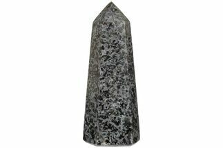 7.6" Polished, Indigo Gabbro Obelisk - Madagascar - Crystal #181469