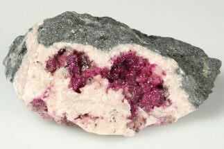 Cobaltaustinite and Roselite on Dolomite - Aghbar Mine, Morocco #184190