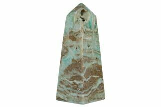 4.4" Polished Blue Caribbean Calcite Obelisk - Pakistan - Crystal #187718