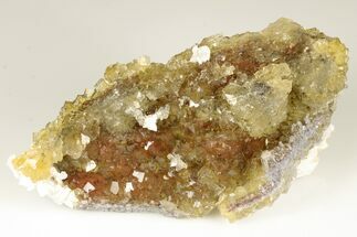 4.6" Gemmy, Yellow, Cubic Fluorite Cluster - Moscona Mine, Spain - Crystal #188316