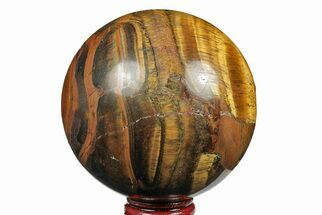3.1" Polished Tiger's Eye Sphere - Crystal #191194
