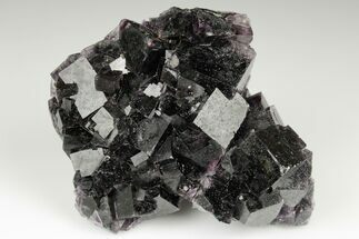Purple Cubic Fluorite Cluster - Okorusu Mine, Namibia #191983