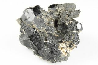 Black Tourmaline (Schorl) Crystal Cluster - Mexico #190530