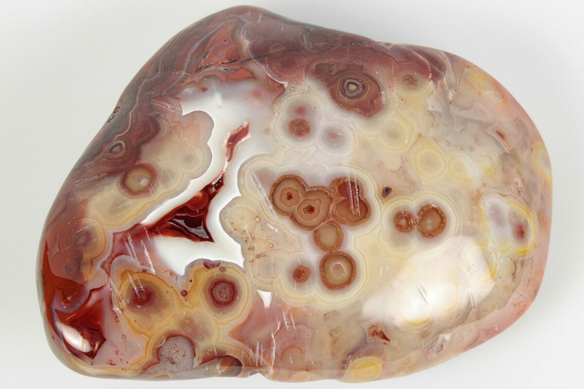 Crazy Lace Agate Loose Gemstone For Happiness CS108 Yellow Crazy Lace Agate Natural Mexican Crazy Lace Agate Polished Cabochon