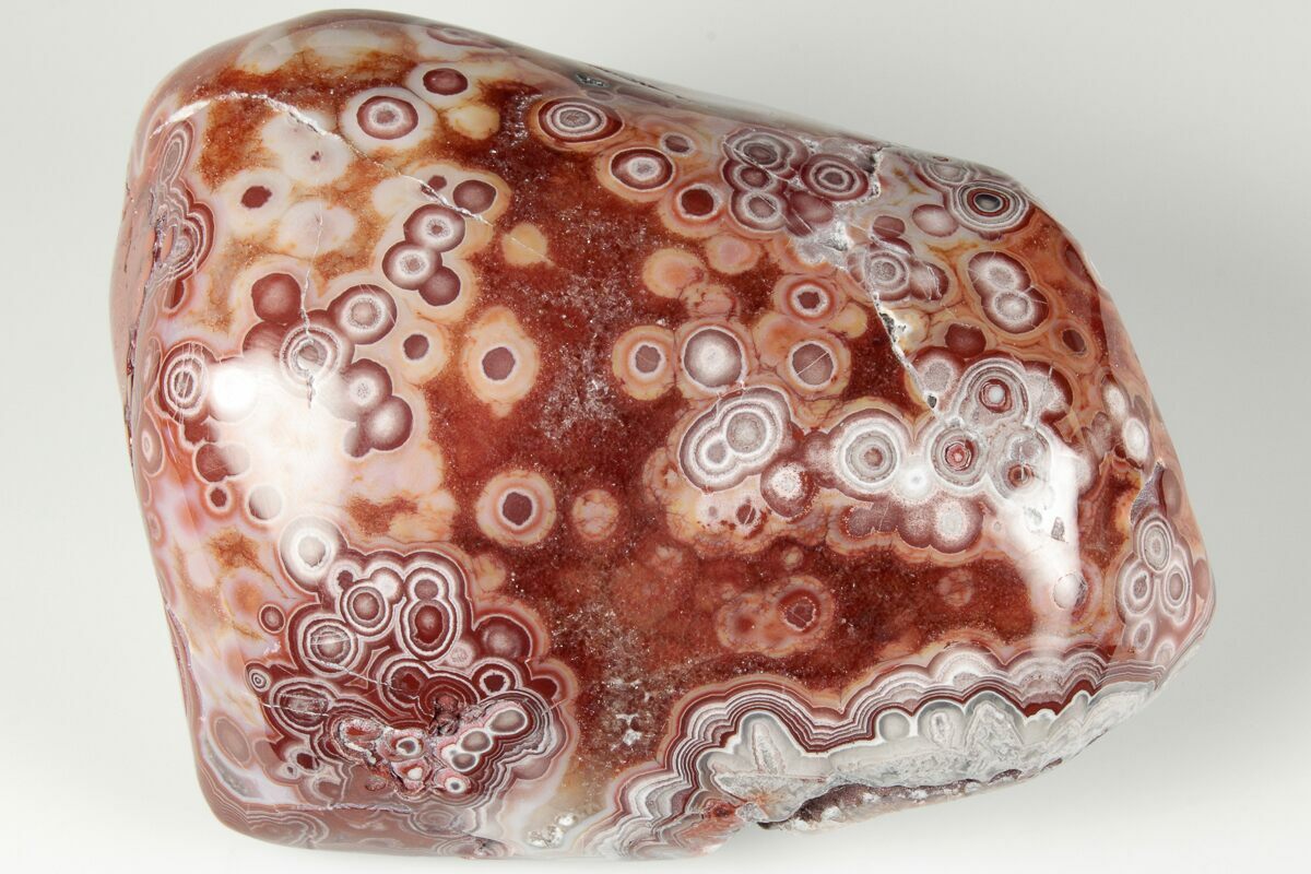 Mexican Crazy Lace Agate/ large polished agate