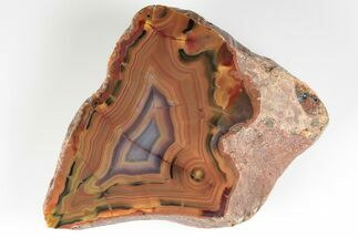 5.3" Colorful, Polished Condor Agate - Argentina  - Crystal #193175