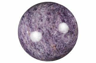 1.2" Polished Purple Charoite Sphere - Siberia, Russia - Crystal #192754