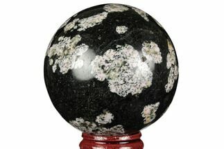 Polished Snowflake Stone Sphere - Pakistan #187578