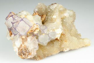 3.1" Purple Edge Fluorite Crystal Cluster - Qinglong Mine, China - Crystal #186887