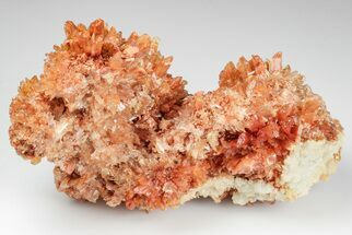 5.75" Orange Creedite Crystal Cluster - Durango, Mexico - Crystal #193775