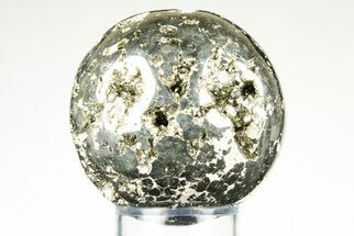Polished Pyrite Sphere - Peru #195525