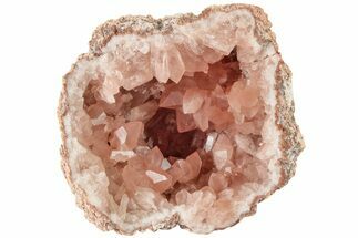 2.2" Beautiful, Pink Amethyst Geode Half - Argentina - Crystal #195362