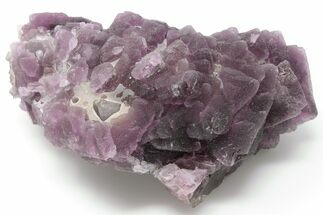 Lustrous, Stepped-Octahedral Purple Fluorite - Yiwu, China #197078