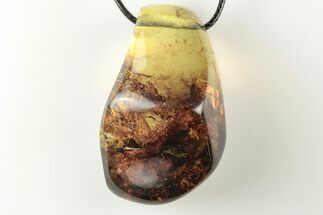 Polished Chiapas Amber ( grams) Necklace - Mexico #197951
