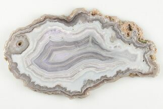 3.9" Polished Laguna Agate Slice - Mexico - Crystal #198172