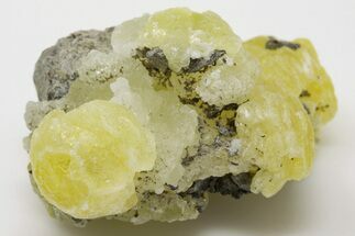 2.1" Lemon-Yellow Brucite - Balochistan, Pakistan - Crystal #198349