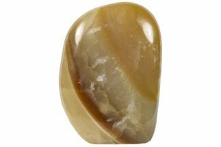 4.5" Free-Standing, Polished Brown Calcite - Crystal #198817