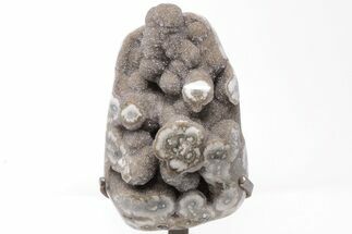 Unique, Sparkly Quartz Stalactite Formation With Metal Stand #199982