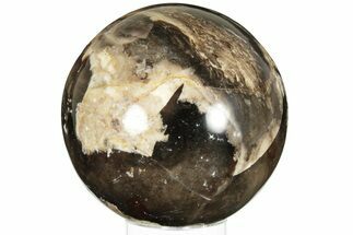 Polished Black Opal Sphere - Madagascar #200607