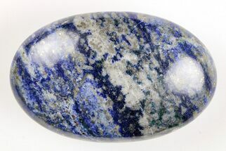 Polished Lapis Lazuli Palm Stone - Pakistan #187611