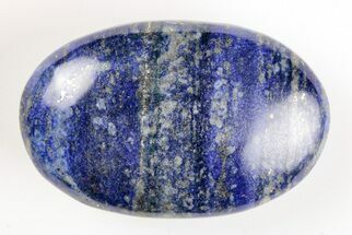 Polished Lapis Lazuli Palm Stone - Pakistan #187621