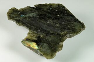 5.3" Single Side Polished Labradorite - Madagascar - Crystal #200610