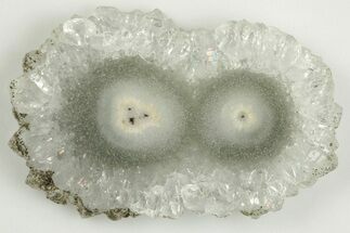 1.5" Amethyst Stalactite Slice - Uruguay - Crystal #187041