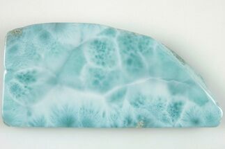 2.7" Polished, Sea-Blue Larimar Slab - Dominican Republic - Crystal #202891