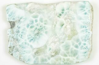 4.3" Polished, Sea-Blue Larimar Slab - Dominican Republic - Crystal #202918