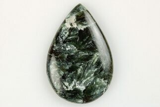 1.05" Seraphinite Teardrop Cabochon - Siberia - Crystal #203227