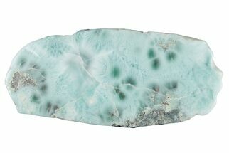 4.6" Polished, Sea-Blue Larimar Slab - Dominican Republic - Crystal #202897