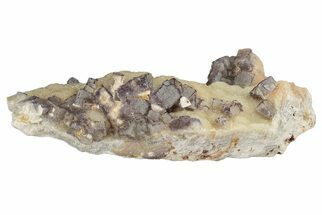 Purple Edge Fluorite Crystal Cluster - Qinglong Mine, China #205293