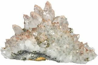 3.2" Hematite Quartz, Chalcopyrite and Pyrite Association - China - Crystal #205531
