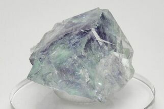 Glassy, Purple & Green Cubic Fluorite Crystal - China #205589