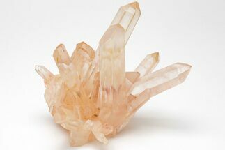 3.5" Tangerine Quartz Crystal Cluster - Madagascar - Crystal #205866